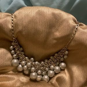 Loft chunky necklace with Beads and chains